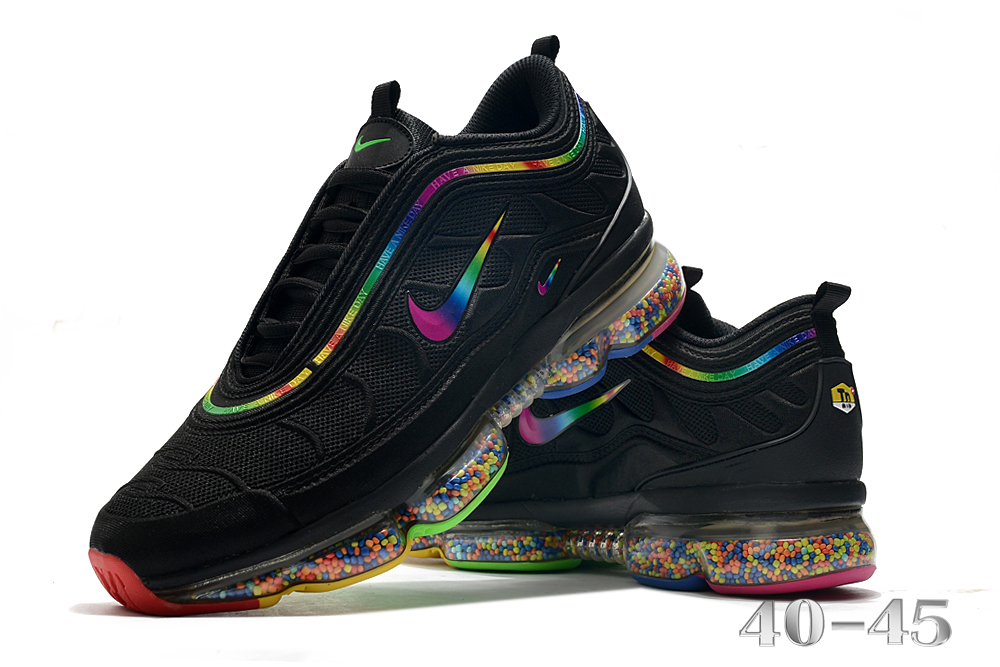2020 Men Nike Air Max TN 97 Black Rainbow Shoes